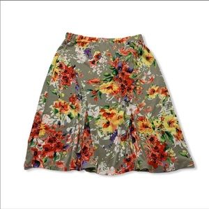 NY Collection Petite Floral Skater Skirt Petite PM